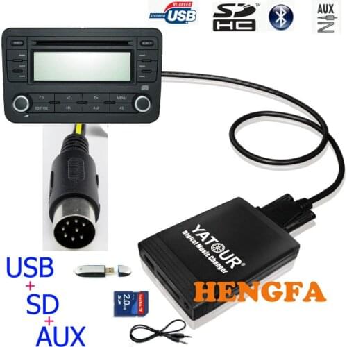Yatour Car Digital Music Changer USB MP3 AUX adapter For Volvo HU-xxx C70 S40 S60 S80 XC70 V70 V40 yt-m06