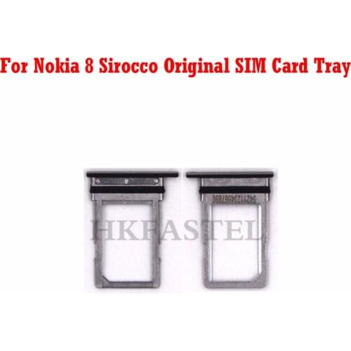 For Nokia 8 Sirocco 8S Mobile Phone Housing Original SIM card tray Cover replacement parts