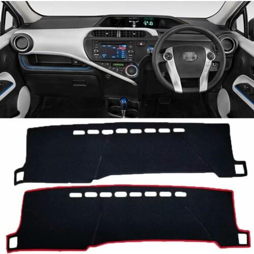 For Toyota PRIUS C AQUA NHP10 2011 2012 2013 2014 2015 2016 2017 2020 Car Styling Cover Dashmat Dash Mat Sun Shade Dashboard RHD