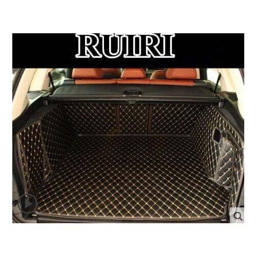 Good quality mats! Special car trunk mats for BMW X5 F15 2018-2014 waterproof cargo liner boot carpets for X5 2016,Free shipping