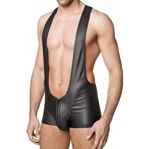 Mens Exotic Apparel Lingerie Bodysuit Pouch-Short RALF Sexy Hot Man Teddy Underwear Body Suit Night Erotic Lingerie Big Size 3XL