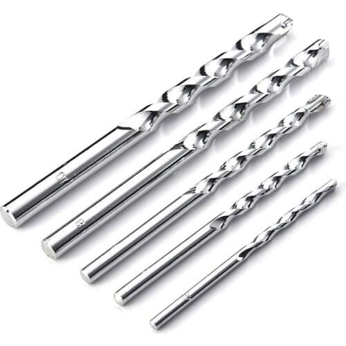 5pcs Masonry Masonary Wall Drill Bits Set 4/5/6/8/10mm For Ceramic Tile Marble Concrete Cement Stone Wall