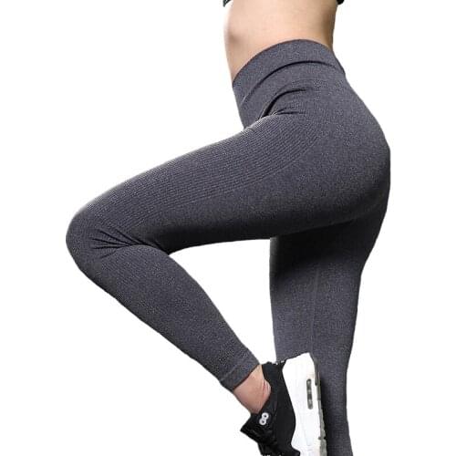 High Waist Solid color Seamless Yoga Pants Sport Leggings Women Gym Fitness Leggings Push Up Workout Running Tight Yoga Leggings