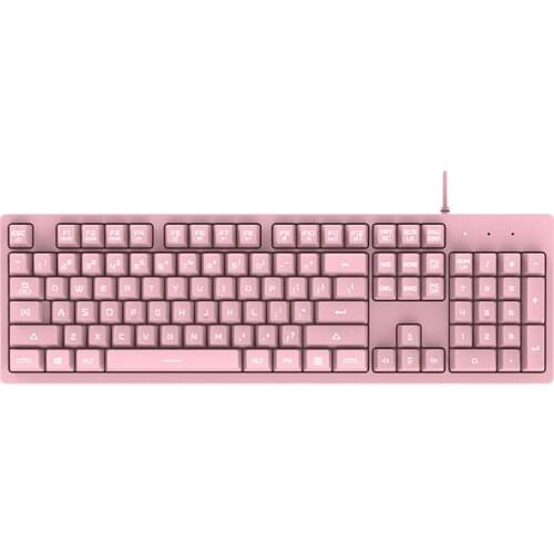 Ajazz DKS100 Wired Mechanical Keyboard 104-Key Anti-Ghosting Gaming Keyboard Eat Keypads with Backlit LED for Computer Laptop