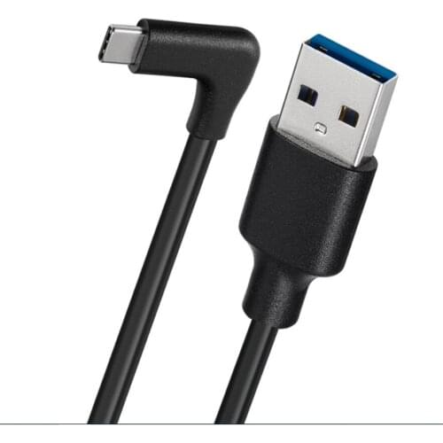Type-C elbow to USB3.0 male straight data cable 90 degree right angle 10G charging data cable 0.3m-3m