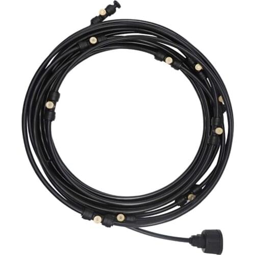 Garden Irrigation Sprayer Misting Cooling System Kit for Patio Watering Irrigation Fog Misting spray Kit 6 M-18 M