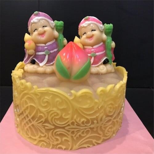 Embossed Pattern Fondant Cake Lace Silicone Mold Thickening and Deepening Edge Chocolate Silicone Mold