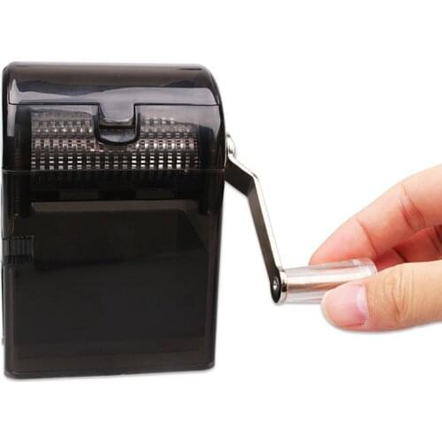 Hand Crank Pattern Grinder Herb Grinder Smoking Crusher Pollen Catcher Crusher Hand Mull Tobacco Smoking Tool,Random