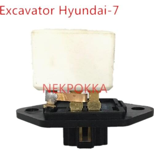 Air conditioning resistance for Excavator Hyundai 225-7 60-7 80-7,Excavator Air conditioning parts