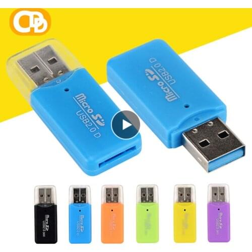 USB Adapter Mini Memory Card Reader High Speed USB 2.0 Interface For Micro TF For PC Computer Peripherals High Speed Card Reader