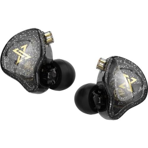 QKZ AK6 MAX In ear Earbuds Dynamic Drivers Monitors Earphone HiFi Heavy Bass with Microphone Cable Detachable Headset