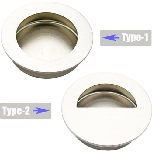 Recessed Embedded Door Handle,304 Stainless Steel, Brushed Finishing, for Sliding Door Drawer, Lid Cover