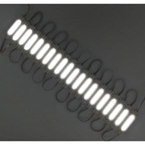 100pcs DC24V 2W LED Module String Milky Len IP65 5730 Waterproof Outdoor Advertising Luminous Signs Lightbox LED Module Strip