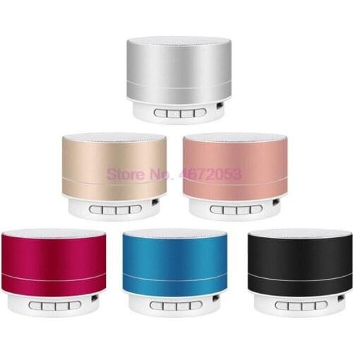 100pcs/lot Stereo Bluetooth Speaker Support U Disk TF Card Universal Mobile Phone Music Mini Wireless Outdoor Portable Subwoofer