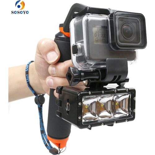 2 in 1 Shutter Pistol Trigger Float Handle Grip Diving Handheld Selfie stick Set For Gopro Hero 7 6 5 dji osmo action Camera