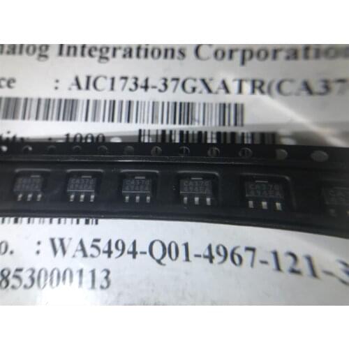 20PCS AIC1734-37GXATR AIC1734 37GXATR AIC1734-37 Brand new and original chip IC