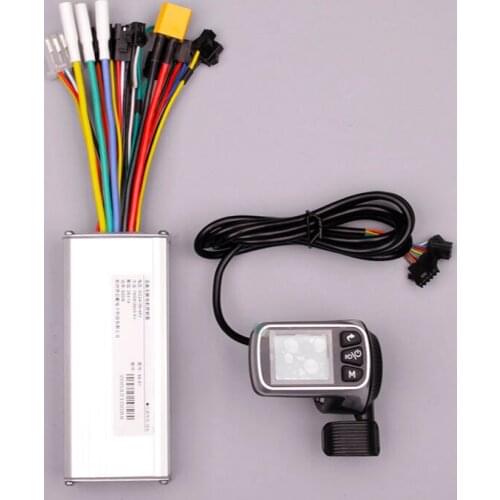 24V36V48V500W electric bicycle, scooter, lithium battery brushless controller LCD finger dial instrument power