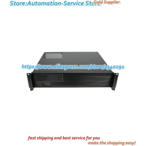 2U 239L-1 CASE 2U Industrial Control Industrial Equipment Chassis Aluminum Server Panel Support ATX Motherboard PC Power Supply