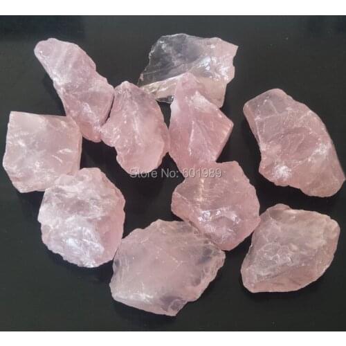 500g Natural Raw Pink Rose Quartz Crystal Rough Stone Specimen Healing crystal love natural stones and minerals fish tank stone