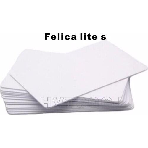 500pcs Free shipping Manufacturer Sony FeliCa Lite-S RC-S966 blank card