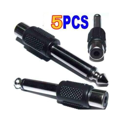 6.35mm Mono to RCA Audio Jack Adapter For speaker