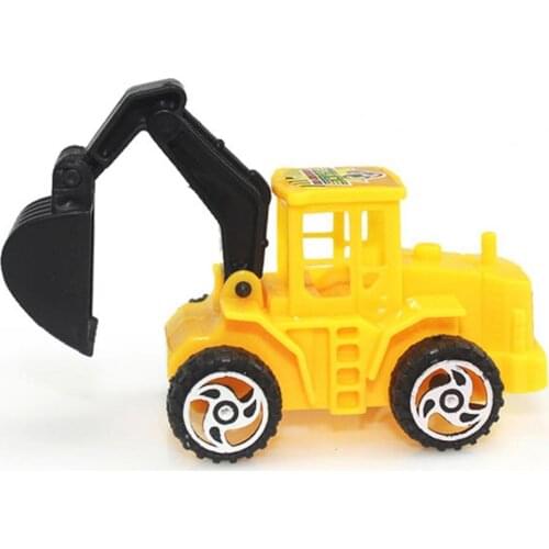 6Pcs Construction Car Movable Joint Parent-children Interaction ABS Mini Engineering Car Models for Fun Construction Car