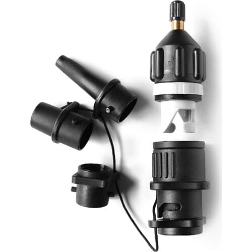 Kayak Tender Raft Mattress Airbed Paddle Board Canoes Air Valve Adapter Kayak Rowing Boat Air Valve Pump Converter
