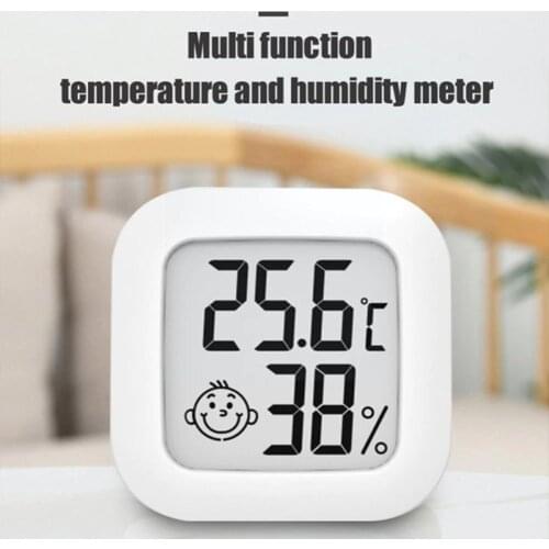 Digital Thermometer Hygrometer Indoor Mini Temperature LCD Electronic Room Baby Monitor Outdoor Hygrometer F7Q1