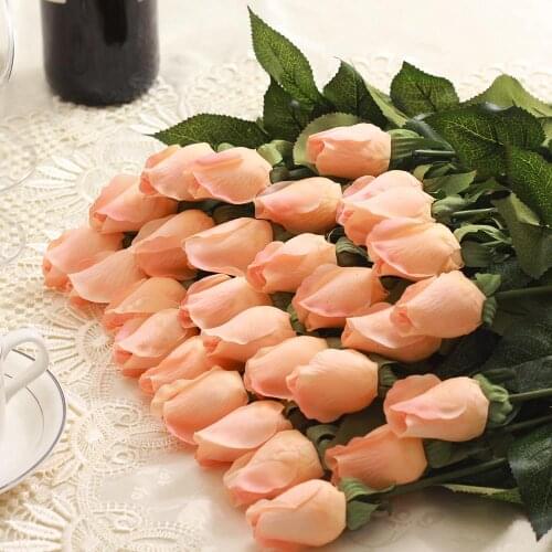 Artificial Fresh Rose Flowers Real Touch Rose Flower Home Decorations for Wedding Party or Birthday Wedding Decoration Flower