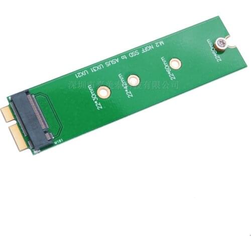M.2 NGFF SSD To ASUS UX31 UX21 Notebook Interface SSD To 6+12 Pin Adapter Card Expansion Converter M2 6+12 Pin