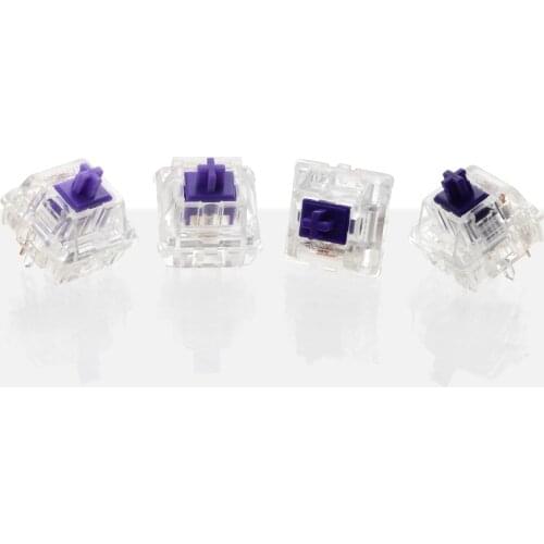 Zealio Switches Tactile V2 Purple Switch 62g 65g 67g 78g mechanical keyboard Customize