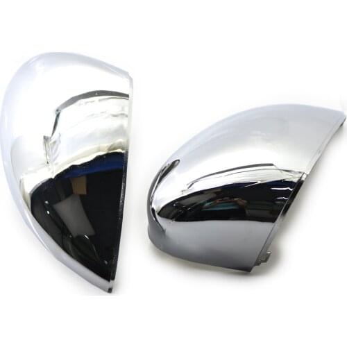Pair Wing Door Rearview Mirror Cover for Ford Fiesta MK7 2009-2015