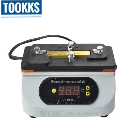 UYUE 958A Desoldering Rework Station Heating Plate for iPhone Motherboard CPU Remover Chip Disassembly For Glue Removal Platform
