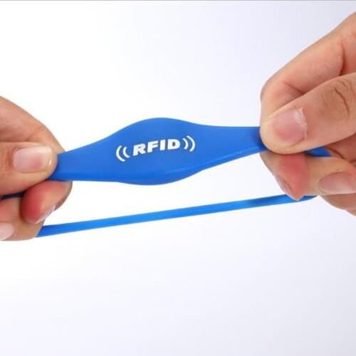 125KHz LF TK4100 Silicone RFID Wristband RFID Waterproof Wristrfids Used in Concert Tickets SPA Member Management