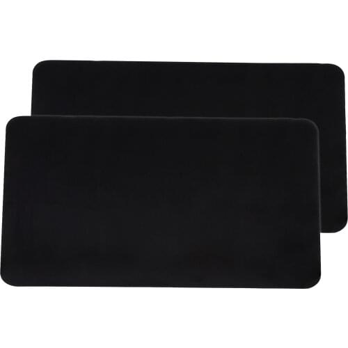 Uxcell Pair Side Window Sun Shades Protection Black for Car Vehicle 63x42cm 72x52cm