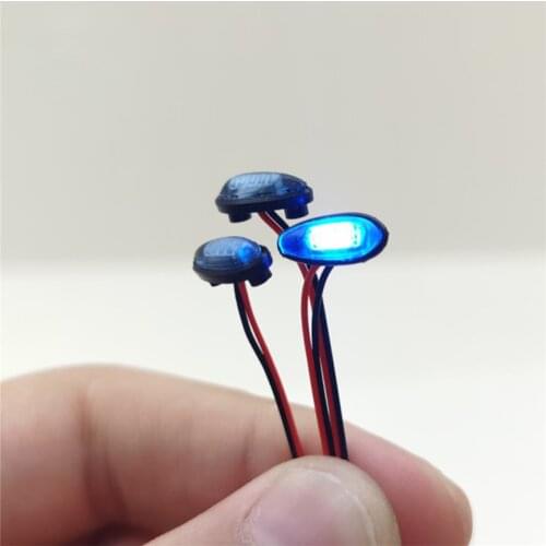 LED Square Water Drop Light Shrine Light for 1/14 Tamiya Scania R620 56323 RC Truck Tractor Parts Accessories