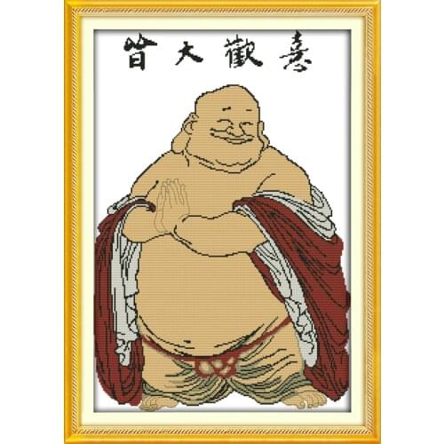 Everybody is happy (2) cross stitch kit people 18ct 14ct 11ct count print canvas stitches embroidery DIY handmade needlework