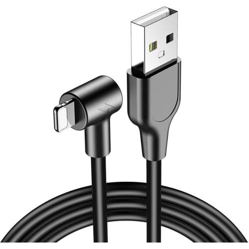 Data Cable Elbow Charging Cable for iPhone Data Cable Mobile Phone USB Charger Fast Charging Cables