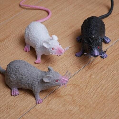 Clockwork Toy Wireless Winding Mechanism Mouse Cat Toy For Cat Dog Pet Trick Playing Toy Plush Rat Mechanical Motion Rats