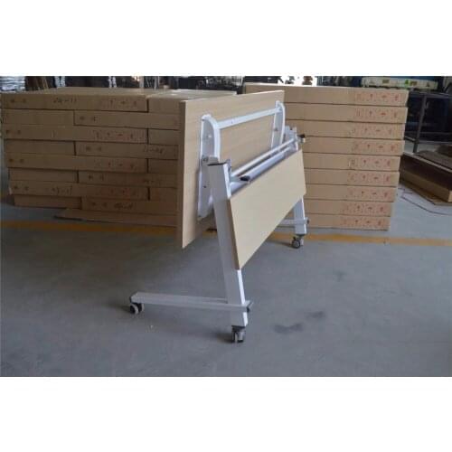 0322YH06 Multifunction foldable movable flipable multimedia modern office training desk meeting conference table frame