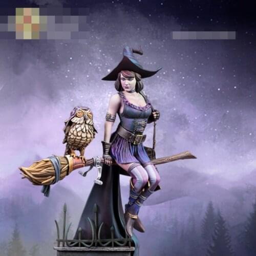 1/24 HEATHER CROWLEY, Magic girl, Resin Model figure GK, Fantasy theme, Unassembled and unpainted kit