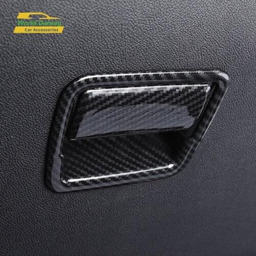 For Cadillac XT4 2018 2019 Auto Car-styling Copilot Storage Box Switch Trim Sticker Cover Interior Accessories