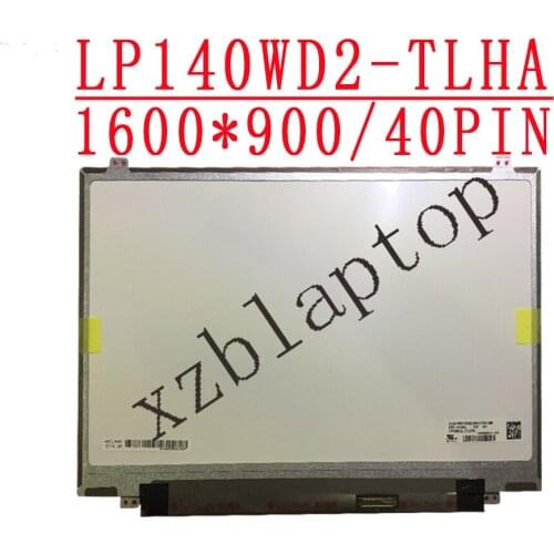 14.0" LED Display LCD Screen LP140WD2-TLHA 1600*900 40PIN D/PN 0JY0DK LCD Matte Panel