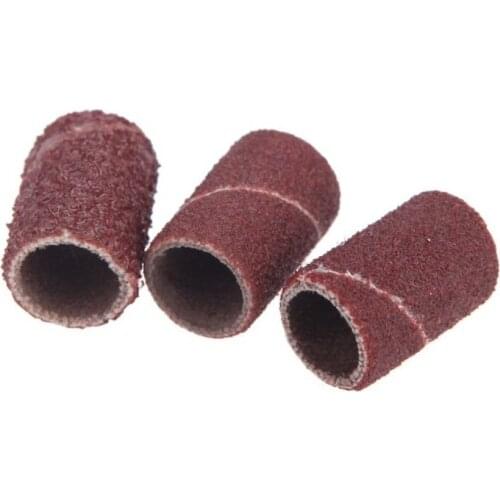 150pcs/pack Sanding Bands for Manicure Pedicure Nail Drill Machine 80# 120# 180# Each Size 50pcs