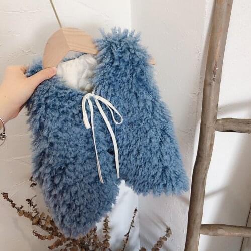 2020 Winter Casual Solid Jacket For Girls Sleeveless Childrens' Jacket High Quality Fashion Kids Jacket