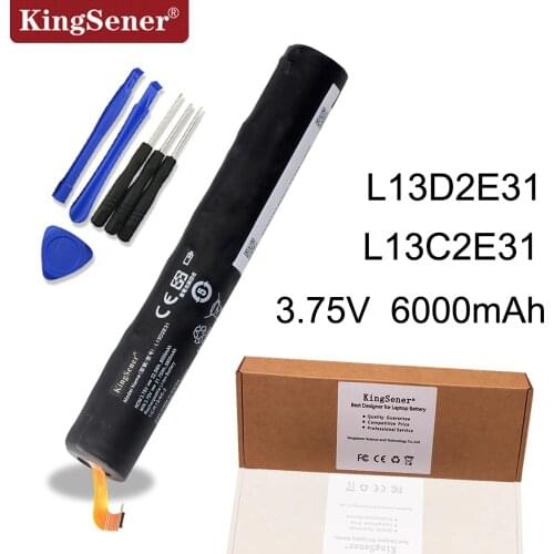 Korea Cell KingSener L13D2E31 Tablet Battery for Lenovo Yoga Tablet 8 B6000 B6000-H B6000-F 60044 60043 L13C2E31 3.75V 6000mAh
