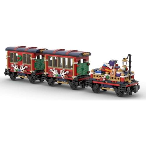 575Pcs 10254 MOC-79236 Additional Carriages Compatible with 10254 Train /60197/10259 (Licensed and Designed by Little_Thomas)