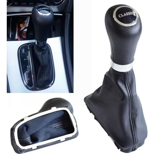 Car CLASSIC AVANTGARDE ELEGANCE Automatic Gear Shift knob HandBall For Mercedes Benz C Class W203 W209 With Gaiter Boot Cover