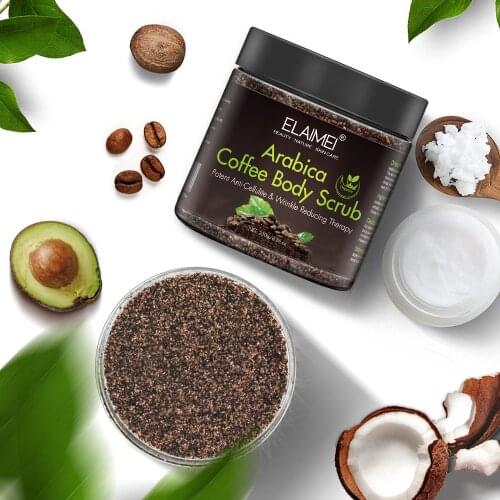 Coffee Scrub Body Scrub Cream Facial Dead Sea Salt For Exfoliating Whitening Moisturizing Anti Cellulite Treatment Acne
