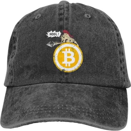 HODL Your Cryptos Baseball Caps Peaked Cap Bitcoin Cryptocurrency Miners Meme Sun Shade Hats for Men
